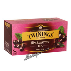 Чай Twinings Черный Черная Смородина (25 пакетиков)