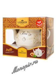 London Tea Club Черный Чай Трюфель 100 г в фарфоровом заварнике