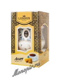 Lоndon Tea Club Черный чай Ассам 100 г в фарфоровой чайнице