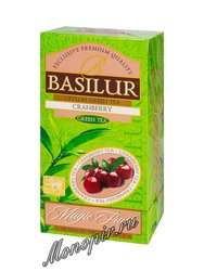 Чай Basilur Волшебные фрукты Клюква зеленый в пакетиках 25 шт