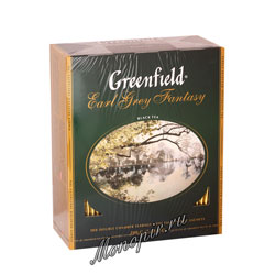 Чай Greenfield Earl Grey Fantasy 100 Пакетиков