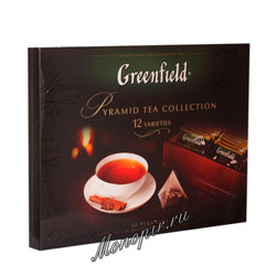 Подарочный чайный набор Greenfield пирамидки из 12 видов 110 гр