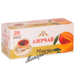 Чай Азерчай Манго черный (25 пак)