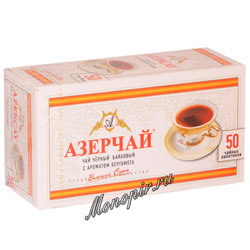 Чай Азерчай Бергамот черный (50 пак.)