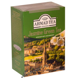Чай Ahmad Листовой Зеленый с жасмином. 200 гр