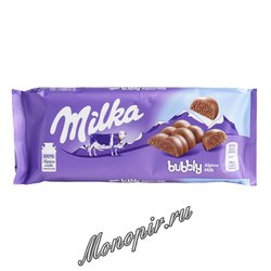 Шоколад Milka Bubbly Milk 90 гр