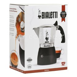 Гейзерная кофеварка Bialetti Brikka 4 порции 160 мл 6784