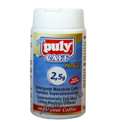 Средство для чистки рожковых и суперавтоматических кофемашин, а также капсульных и чалдовых PULY CAFF Plus  NSF, таблетки в банке 60 шт. х 2,5 гр.