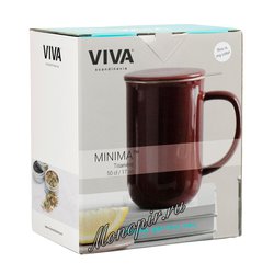 VIVA Minima Чайная кружка с ситечком 0,5 л (V77502) Белый