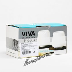 VIVA Nicola Чайный стакан (комлект 2шт) 0,08 л (V35802) Белый