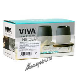 VIVA Nicola Чайный стакан (комлект 2шт) 0,08 л (V35803) Серый