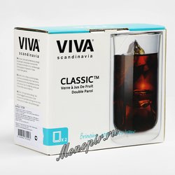 VIVA Classic Термобокал (комлект 2шт) 0,15 л (V37200) Прозрачный