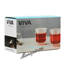 VIVA Classic Термобокал (комлект 2шт) 0,1 л (V37300) Прозрачный