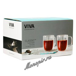 VIVA Classic Термокружка (комлект 2шт) 0,35 л (V75100) Прозрачный