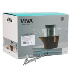 VIVA Infusion Чайник заварочный с ситечком 1 л (V27833) Серый