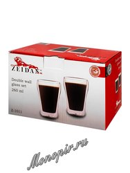 Zeidan Набор стаканов с двойными стенками - 260 мл в подарочной упаковке (Z-1011)