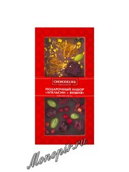 Ассорти из шоколада Chokodelika Апельсин + вишня 70 г