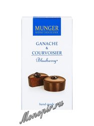 Шоколад D.Munger Ганаш с коньяком и черникой 50 г