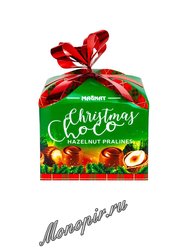 Шоколадные конфеты Magnat X-mas Holly Choco Nut с ореховой начинкой 40 г