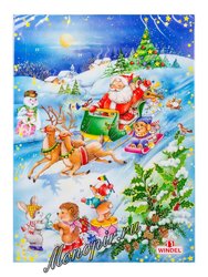 Windel  Advent Рождественский календарь Молочный шоколад 75 г