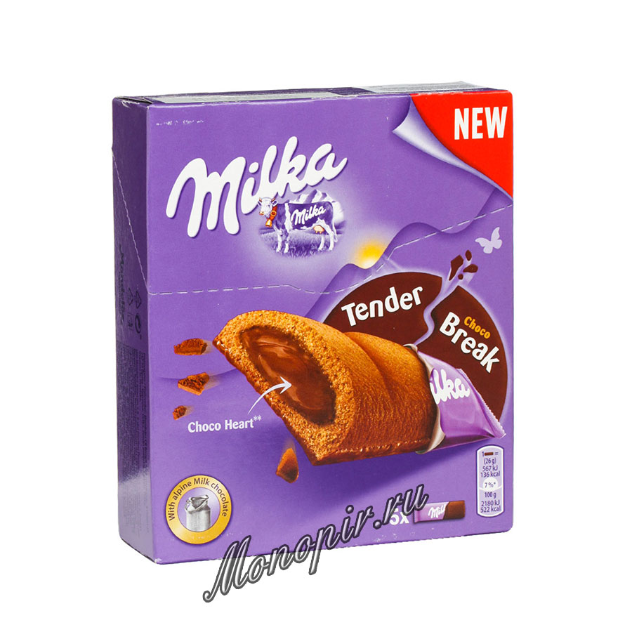Бисквит Milka Tender Choco Break 130 гр