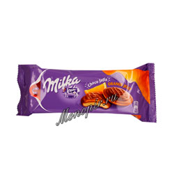 Бисквитное печенье Milka Choco jaffa orange 147 гр