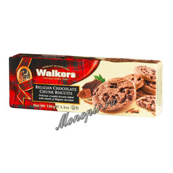 Бисквитное печенье Walkers с Бельгийском шоколадом 150 гр