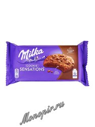 Бисквитное печенье Milka Sensations soft choc inside 156 гр