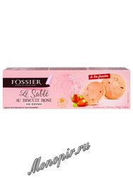 Fossier Печенье бисквит с клубникой 110 гр