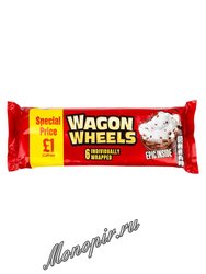 Бисквитное Печенье Wagon Wheels 228 гр