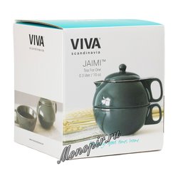 VIVA Jaimi Чайный набор на одну персону (2пр) 0.3 л (V79939) Темно-зеленый