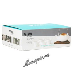 VIVA Pure Чайный набор (5пр) (V75902) Белый