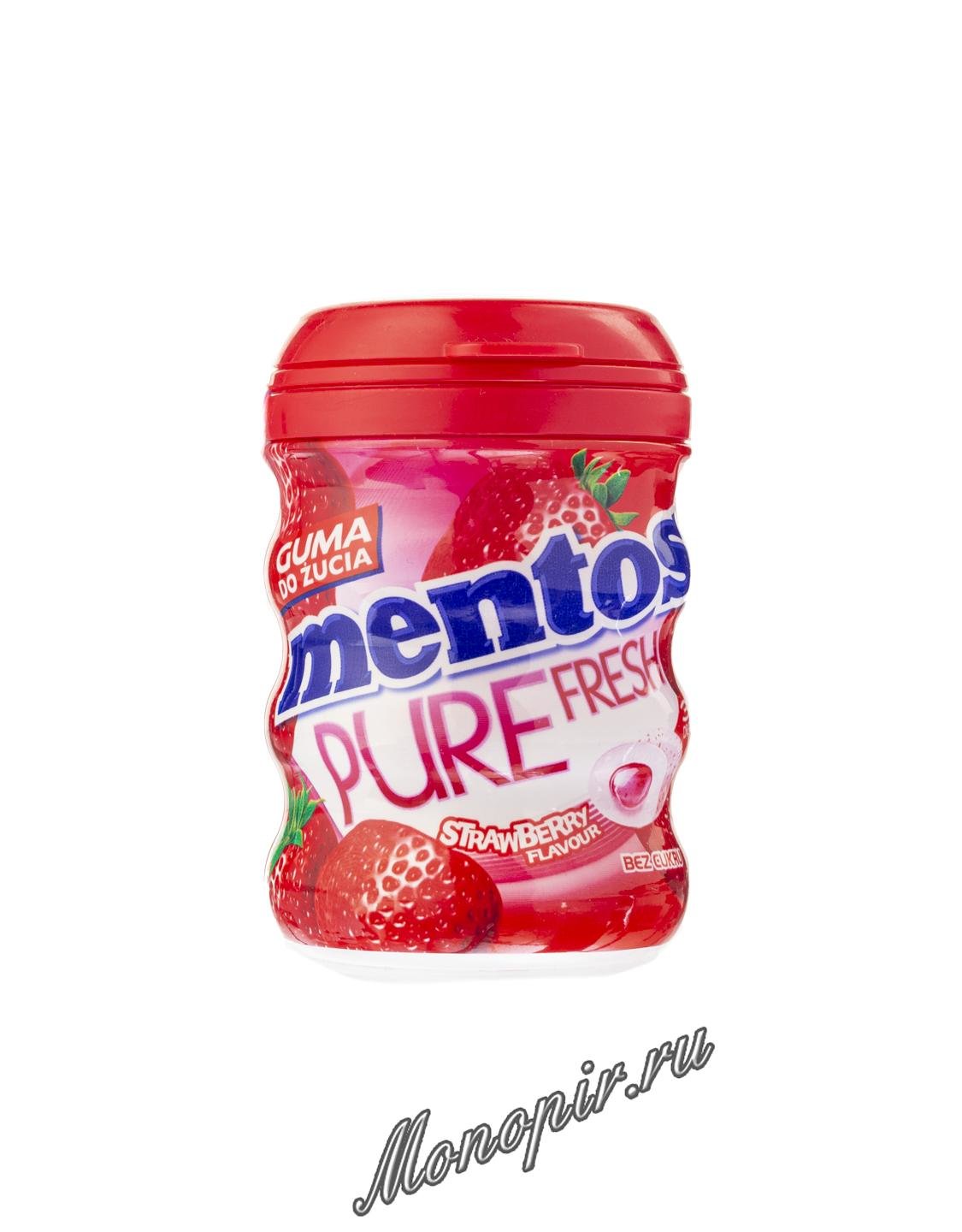 Жевательная резинка Mentos Fresh Strawberry 60 г