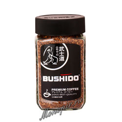 Кофе Bushido растворимый Black Katana 95 гр (ст.б.)