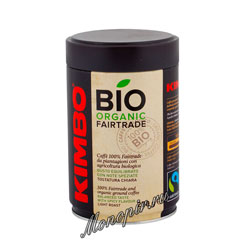 Кофе Kimbo молотый Bio 250 гр ж.б