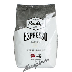 Кофе Paulig Espresso Barista в зёрнах 1кг