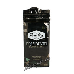 Кофе Paulig Presidentti Black Label молотый 250 г