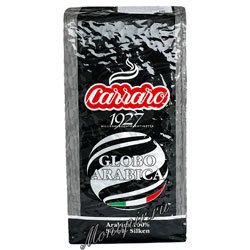 Кофе Carraro в зернах Globo Arabica 1 кг