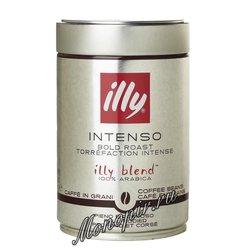 Кофе Illy в зернах Intenso (Темная обжарка) 250 гр