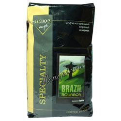 Кофе Блюз в зернах Brazil Bourbon 1 кг