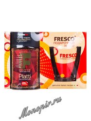 Кофе Fresco Platti растворимый с кружкой, подарочный набор, 95 г