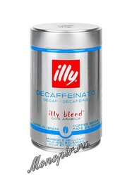 Кофе Illy в зернах Decaffeinato 250 г