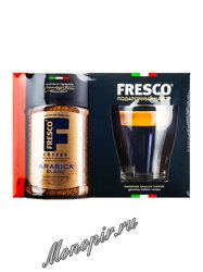 Подарочный набор Fresco Arabica Blend кофе растворимый, 100 г с кружкой