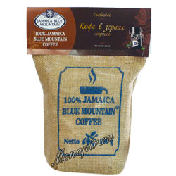 Кофе Jamaica Blue Mountain Coffee в зернах темная обжарка  500 гр