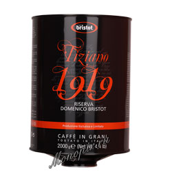 Кофе Bristot в зернах Tiziano 1919 2 кг