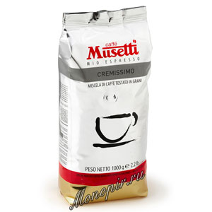 Кофе Musetti в зернах Cremissimo 1 кг