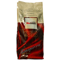 Кофе Molinari в зернах Rosso 1 кг
