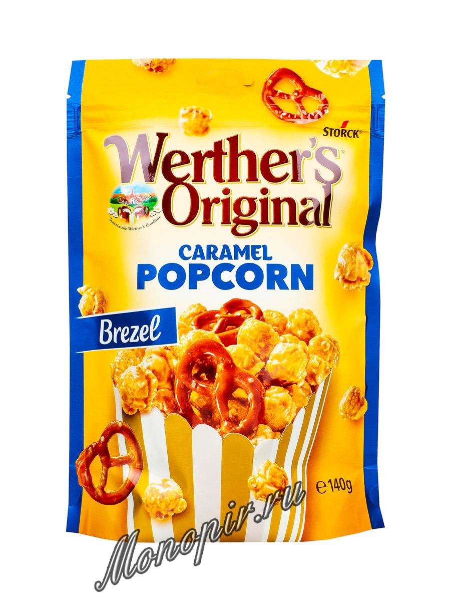 Хлопья Werthers Original Caramel Popcorn Brezel 140 г