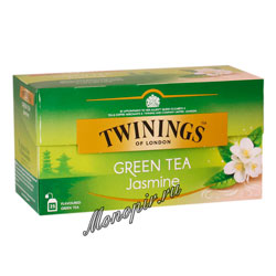 Чай Twinings зеленый  жасмин (25 пакетиков)