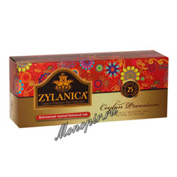 Чай Zylanica Ceylon Premium Black Tea 25 пакетиков